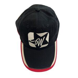 Wish Me Luck Star Logo Baseball Hat in Black